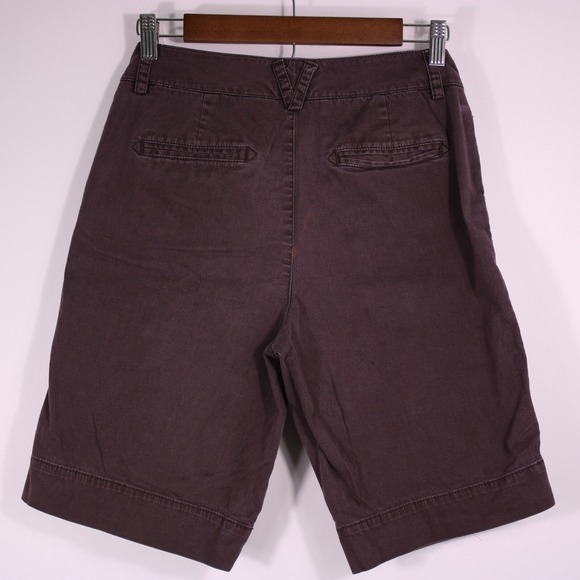 Dockers‎ Shorts Womens Sz 6 Brown Mid Rise Curvy Stretch, Fits 30x10 - Picture 8 of 10